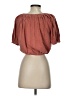 Sundry Brown Short Sleeve Blouse Size XS (0) - photo 2