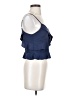 Shein Blue Sleeveless Blouse Size 2 - photo 4