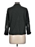 Unbranded Houndstooth Black 3/4 Sleeve Button-Down Shirt Size L - photo 2