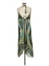 Classique 100% Polyester Paisley Green Casual Dress One size - photo 2
