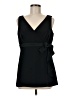 Talbots 100% Polyester Black Sleeveless Blouse Size 8 - photo 1