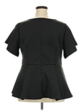 ELOQUII Short Sleeve Blouse (view 2)