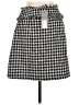 Roman Houndstooth Gray Casual Skirt Size EU 38 / US 8 - photo 2