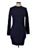 Shein Solid Blue Casual Dress Size L - photo 1