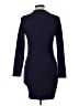 Shein Solid Blue Casual Dress Size L - photo 2