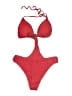 Assorted Brands Tweed Red Two Piece Swimsuit Size S (estimated) - photo 2