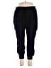 Zac & Rachel Solid Black Track Pants Size 1X - photo 1