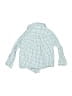 Janie and Jack 100% Cotton Checkered-gingham Green Long Sleeve Button-Down Shirt Size 2T - photo 2