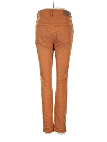 Madewell 9" Mid-Rise Skinny Jeans: Garment-Dyed Button-Front Edition (view 2)
