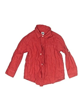 Janie And Jack Long Sleeve Button Down Shirt