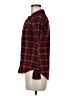 Polly & Esther 100% Polyester Plaid Red Long Sleeve Blouse Size M - photo 5