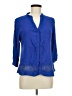Signature Studio Blue 3/4 Sleeve Blouse Size M - photo 1