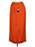 Roma 100% Polyester Solid Orange Casual Skirt Size 8 - photo 2