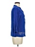 Signature Studio Blue 3/4 Sleeve Blouse Size M - photo 4