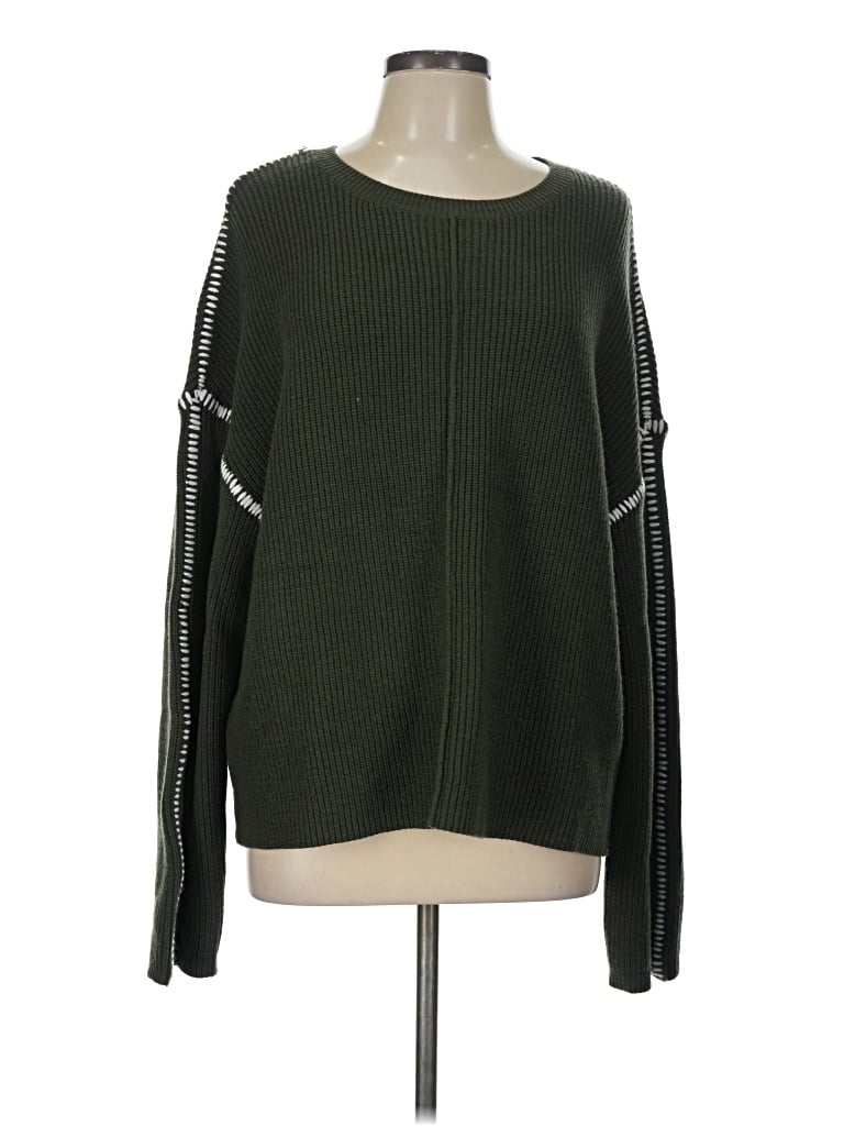 Pre-owned Prettygarden Pullover Sweater In Green