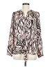 Dana Buchman 100% Polyester Pink Long Sleeve Blouse Size M - photo 1