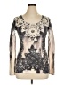 Daytrip Silver 3/4 Sleeve Blouse Size XL - photo 1