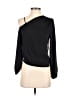 Open Edit 100% Polyester Black 3/4 Sleeve Blouse Size XXS - photo 1