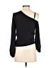 Open Edit 100% Polyester Black 3/4 Sleeve Blouse Size XXS - photo 2