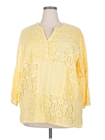 Coldwater Creek 3/4 Sleeve Blouse (view 1)