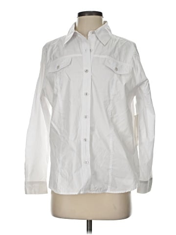 Southern Lady Long Sleeve Button-Down Shirt (view 1)