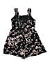 Art Class 100% Rayon Floral Black Dress Size 10 - 12 - photo 2