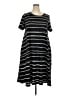 Lularoe Stripes Black Casual Dress Size XXXL - photo 1