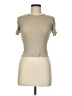 AGOLDE Tan Short Sleeve Turtleneck Size M (estimated) - photo 1