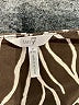 Metro7 Animal Print Brown Casual Dress Size M - photo 4