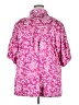 Emily Wonder Print Pink Short Sleeve Blouse Size 2X - photo 2