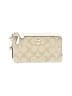 Coach 100% Leather Ivory Leather Wristlet One size - photo 1