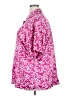 Emily Wonder Print Pink Short Sleeve Blouse Size 2X - photo 5