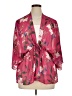 Lucky Brand 100% Polyester Pink Cardigan Size L (estimated) - photo 1