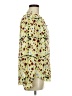 Equipment Floral Yellow Long Sleeve Blouse Size M - photo 4