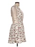Shein 100% Polyester Floral Ivory Casual Dress Size L - photo 4