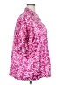 Emily Wonder Print Pink Short Sleeve Blouse Size 2X - photo 4