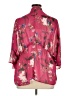 Lucky Brand 100% Polyester Pink Cardigan Size L (estimated) - photo 2