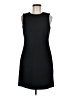 Theory 100% Polyester Chevron-herringbone Black Cocktail Dress Size 6 - photo 1