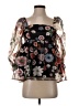 Storia Floral Black 3/4 Sleeve Blouse Size S - photo 1