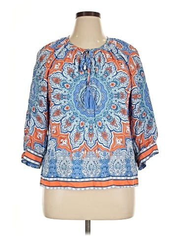 Ruby Rd. 3/4 Sleeve Blouse (view 1)