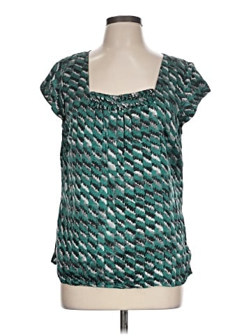 Tesori Short Sleeve Silk Top (view 1)