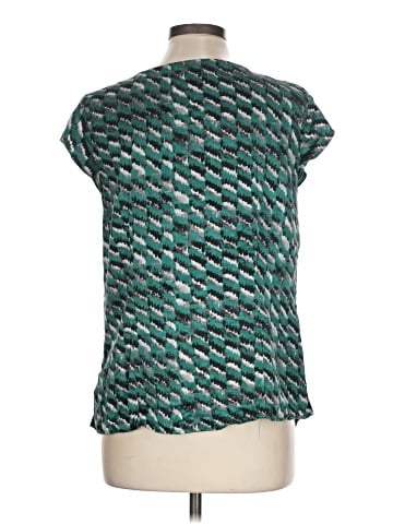 Tesori Short Sleeve Silk Top (view 2)