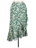 Max Studio 100% Polyester Paisley Green Casual Skirt Size XL - photo 1