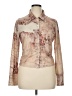 Cider Print Ivory Long Sleeve Blouse Size 0X - photo 1