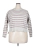 Madewell Stripes Gray Pullover Sweater Size XXL - photo 1