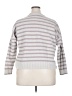 Madewell Stripes Gray Pullover Sweater Size XXL - photo 2