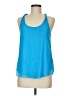 E&M Collection 100% Polyester Blue Sleeveless Top Size M - photo 1