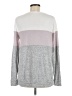Pink Clover Color Block Gray Pullover Sweater Size M - photo 2