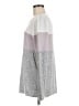 Pink Clover Color Block Gray Pullover Sweater Size M - photo 5