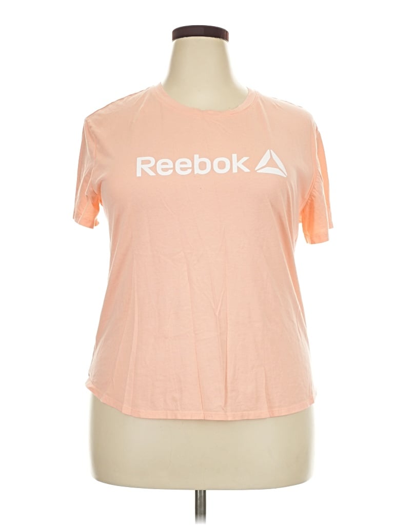Pre-owned Reebok Short Sleeve T-shirt In Orange